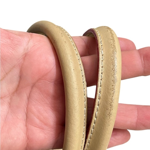 Arcadia Hand beige/ red Italian Bag size OS - Picture 10 of 16